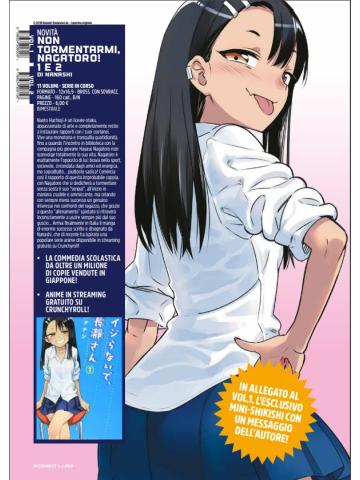 Non Tormentarmi Nagatoro 01/LIM CON SHIKISHI