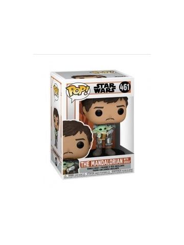 Funko Pop STAR WARS - THE MANDALORIAN - MANDO HOLDING CHILD 461