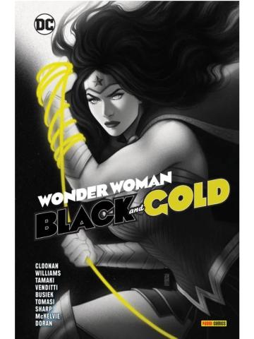 DC COLLECTION WONDER WOMAN BLACK E GOLD