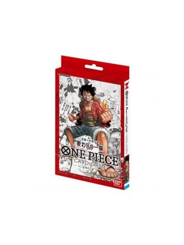 One Piece Card Game STARTER DECK ST-1 STRAW HAT CREW ROSSO ENG