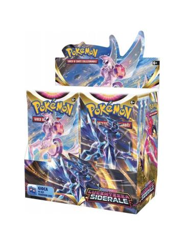 Pokemon Card Game SPADA E SCUDO LUCENTEZZA SIDERALE BOX CON 36 BUSITNE IN ITALIANO