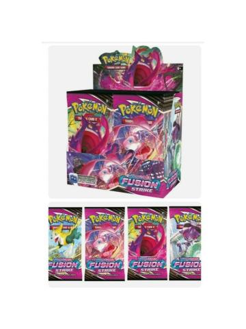 Pokemon Card Game BUSTE POKEMON SPADA SCUDO COLPO FUSIONE BOX