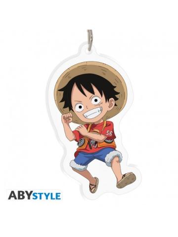 Portachiavi ONE PIECE RED ACRYL LUFFY