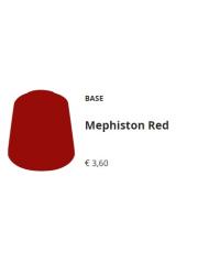 Pittura E Modellismo COLOR BASE MEPHISTON RED 12ML