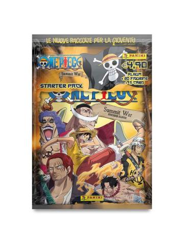 One Piece Summit War STARTER SET STICKERS ALBUM + 5 BUSTINE