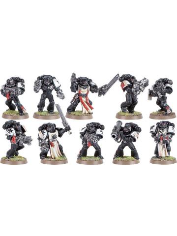 Warhammer 40000 SQUADRA DI CROCIATI DEGLI SPACE MARINE DEI TEMPLARI NERI SCATOLA VECCHIA