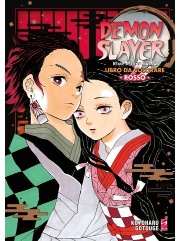 Demon Slayer LIBRO DA COLORARE - LIBRO ROSSO