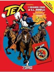 Avventura Magazine TEX PRESENTA: I GRANDI EROI DI G. L. BONELLI  - MINI COPERTINA TEX 200