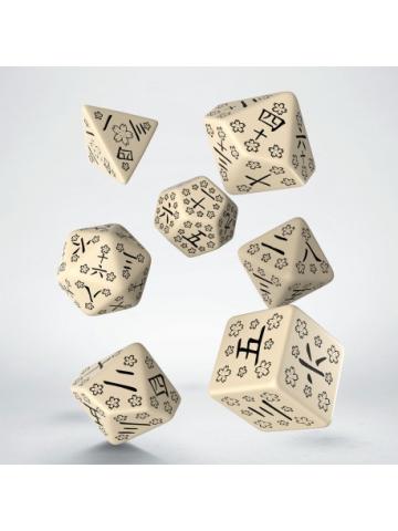 Accessori Gdr SET 7 DADI JAPANESE LAST WORDS STONE