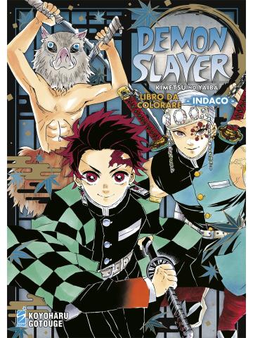 Demon Slayer LIBRO DA COLORARE - LIBRO INDACO
