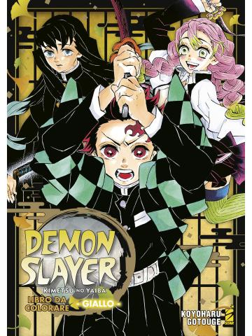 Demon Slayer LIBRO DA COLORARE - LIBRO GIALLO