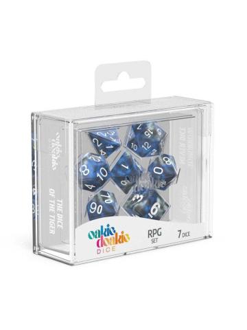 Accessori Gdr OAKIE DOAKIE DICE RPG SET GEMIDICE  LIQUID STEEL