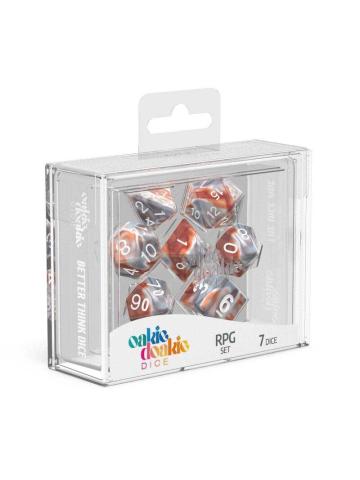 Accessori Gdr OAKIE DOAKIE DICE RPG SET GEMIDICE SILVER RUST