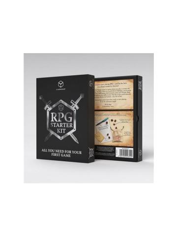 Accessori Gdr SET 7 DADI QUADERNO PENNA E CONTATORE RPG STARTER KIT