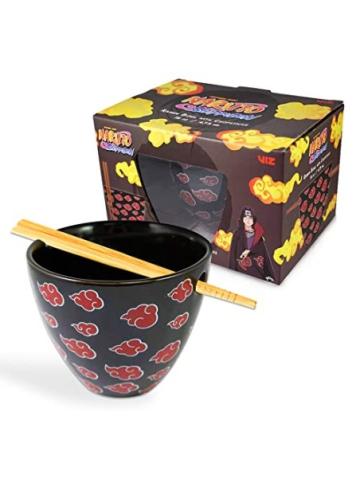 Abystile RAMEN BOWL WITH CHOPSTICKS NARUTO SHIPPUDEN