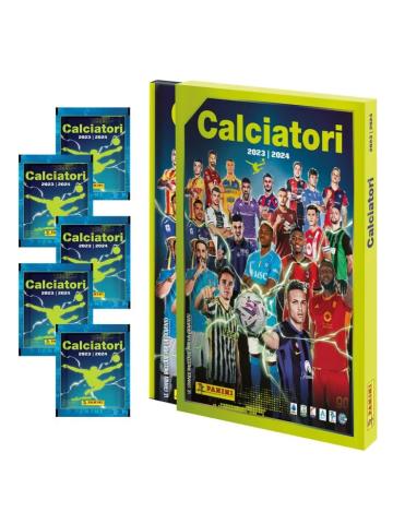 CALCIATORI 2023-2024 CONTIENE 1 ALBUM CARTONATO + 5 BUSTINE