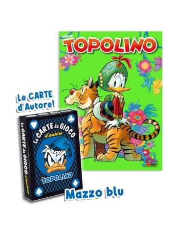 Topolino 3586 + CARTE D`AUTORE BLU