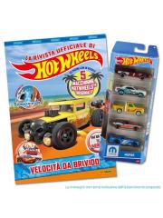 HOT WHEELS LA RIVISTA UFFICIALE SPECIALE IN REGALO 5 MACCHININE HOT WHEELS