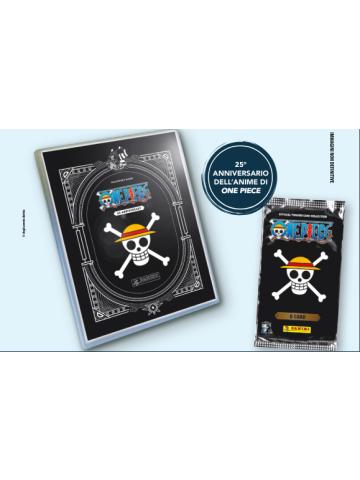 ONE PIECE 25th ANNIVERSARY STARTER SET - Binder + 1 Card Limited Edition + 3 bustine