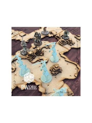 PWORK WARGAMES FANTASY TILES THE CAVE MDF -