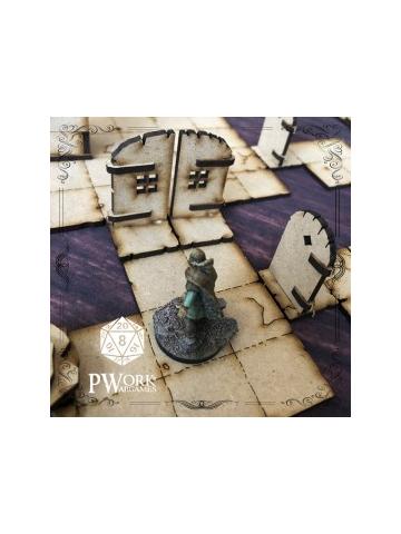 PWORK WARGAMES FANTASY TILES THE DUNGEON MDF -