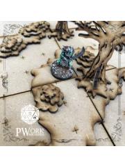 PWORK WARGAMES FANTASY TILES THE FOREST MDF -