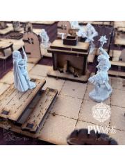 PWORK WARGAMES FANTASY TILES THE JAIL MDF -