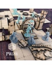 PWORK WARGAMES FANTASY TILES THE TEMPLE MDF -