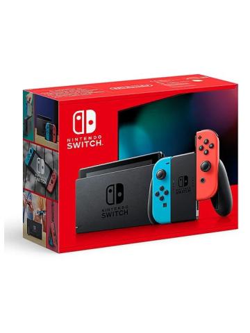 NINTENDO SWITCH CONSOLE JOY CON ROSSO NEON/BLU NEON 1.1 V2