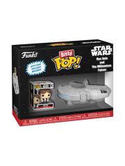 Funko Pop STAR WARS - FUNKO BITTY POP RIDE VINYL FIGURE - HAN SOLO W/MILLENIUM FALCON