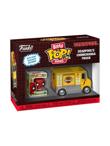 Funko Pop MARVEL - FUNKO BITTY POP RIDE VINYL FIGURE - DEADPOOL W/CHIMICHANGA TRUCK