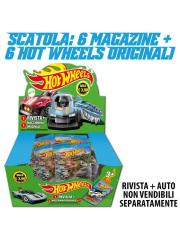 HOT WHEELS INIZIATIVE HOT WHEELS SPECIALE CONTIENE 6 RIVISTE, IN OGNUNA IN REGALO UNA MACCHININA HOT WHEELS