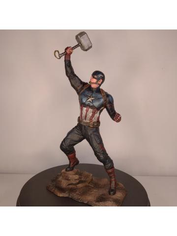 ACTION FIGURE - Avengers Endgame Marvel Gallery PVC Statue Captain America 23 cm