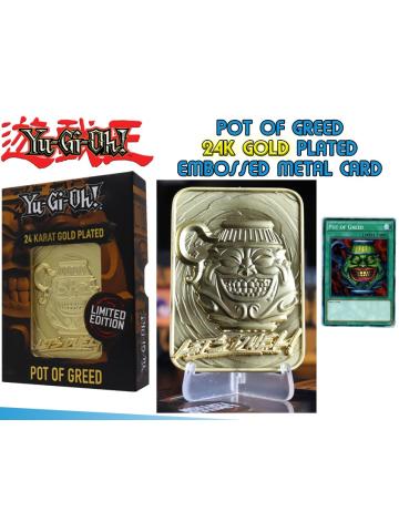 YU-GI-OH! LTD ED 24K GOLD-POT OF GREED
