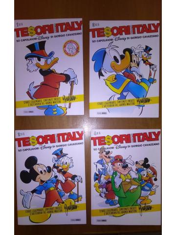 Tesori Disney Made in Italy numeri 1-2-3-4