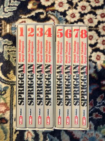 Spriggan 1-8 - Hiroshi Takashige - Ryouji Minagawa - Planet Manga - 2 Cofanetti