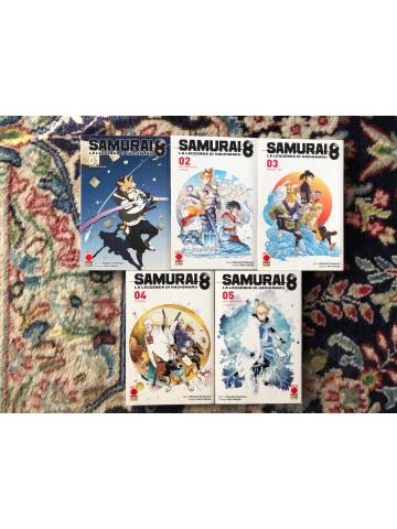 Samurai 8 1-5 - La Leggenda Di Hachimaru - Masashi Kishimoto - Akira Okubo - Planet Manga - Panini Comics - COMPLETA