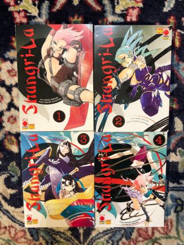 Shangri-La 1-4 - Eiichi Ikegami - Tasuku Karasuma - Planet Manga - Panini Comics - Completa