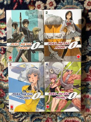 Full Metal Panic 0 1-4 - Shouji Gatou - Tetsuro Kasahara - Planet Manga - Panini Comics