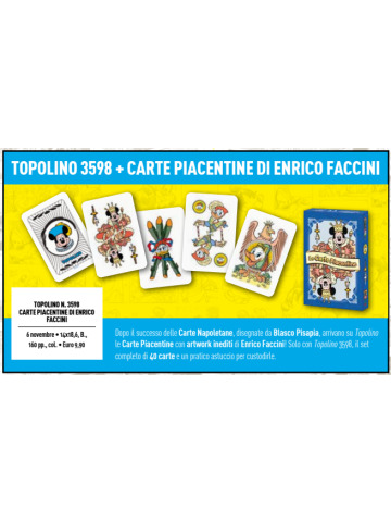 Topolino 3598 + CARTE PIACENTINE DI ENRICO FACCINI