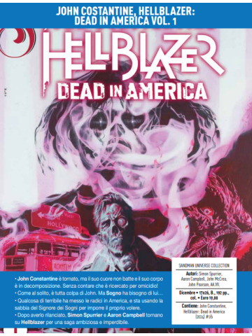 JOHN CONSTANTINE HELLBLAZER DEAD IN AMERICA 01