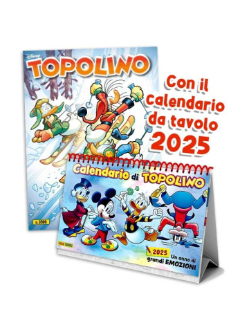 Topolino 3599 + CALENDARIO DA TAVOLO