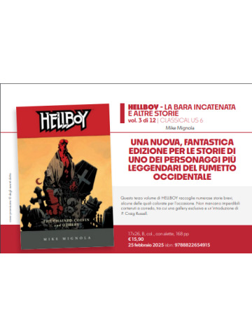 HELLBOY 03 LA BARA INCATENATA E ALTRE STORIE