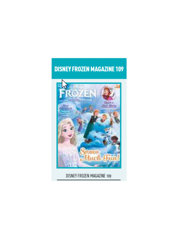 DISNEY FROZEN MAGAZINE 109