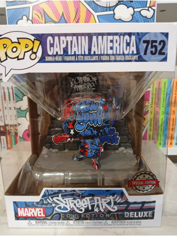 Funko Pop Marvel - Captain America street art collection Deluxe 752