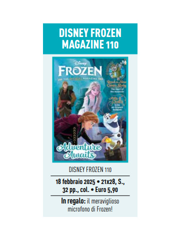 DISNEY FROZEN MAGAZINE 110