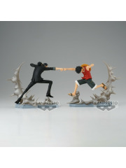 FIGURE, One Piece: Banpresto - Senkozekkei - Rob Lucci and Monkey.D.Luffy