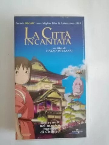 LA CITTA' INCANTATA  VHS MIYAZAKI