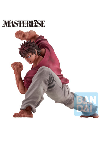 BANPRESTO BAKI - ICHIBANSHO FIGURE FROM ICHIBAN KUJI THE WORLD CAN BE CHANGED WITH ONE FIST - BAKI HANMA