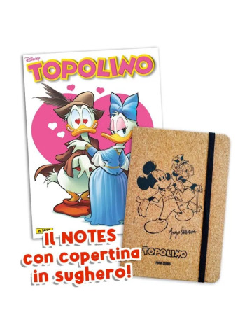 Topolino 3612 + NOTES IN SUGHERO DI TOPOLINO